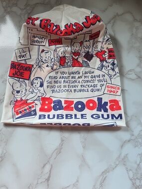 Bazooka Joe and His Gang Comic Print Skull Cap 2-Sided Beanie NEW